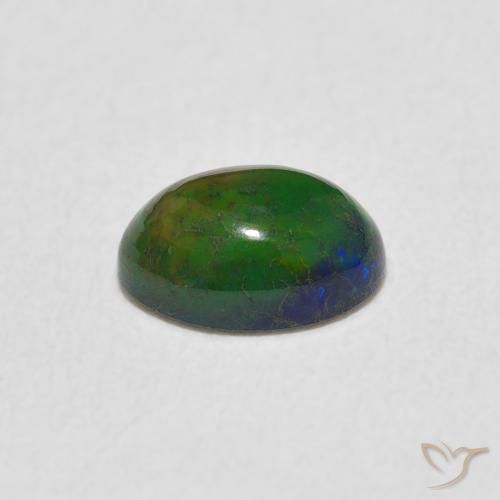Opale Multicolore naturale da 0.36 ct, Ovale, Opaco