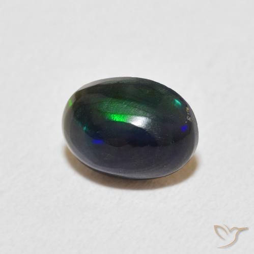 Opale Multicolore naturale da 0.54 ct, Ovale, Opaco