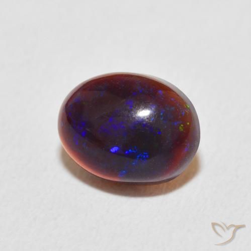 Opale Multicolore naturale da 0.83 ct, Ovale, Opaco