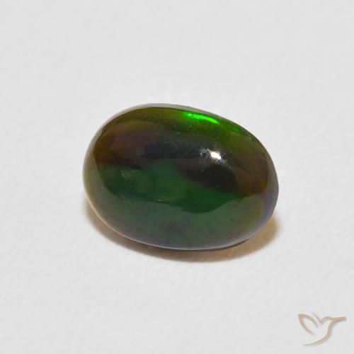 Opale Multicolore naturale da 0.43 ct, Ovale, Opaco
