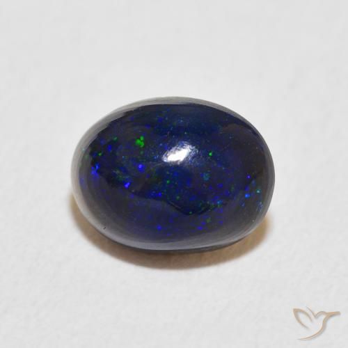 0.92ct Naturale Multicolore Opale, Ovale, Opaco, Photo A