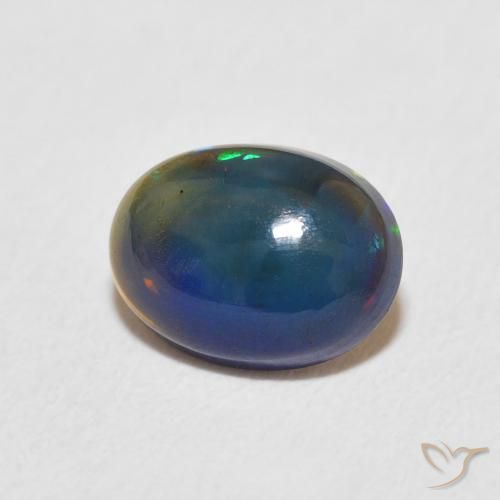 Opale Multicolore naturale da 0.87 ct, Ovale, Opaco