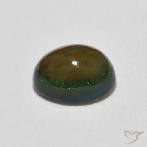 Opale Multicolore naturale da 1.19 ct, Ovale, Opaco