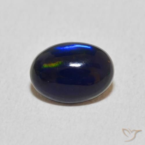0.35ct Naturale Multicolore Opale, Ovale, Opaco