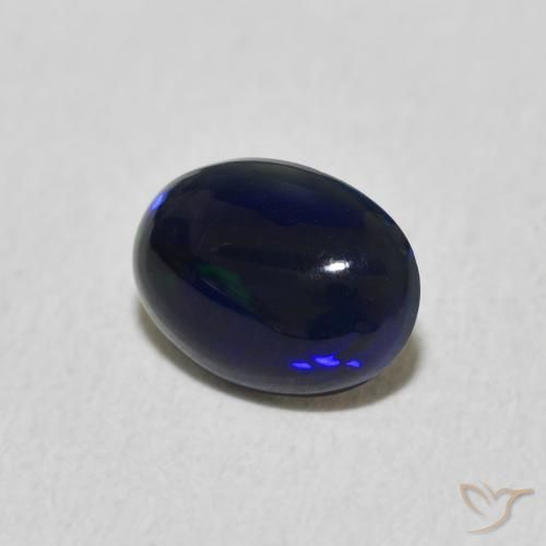 Opale Multicolore naturale da 0.35 ct, Ovale, Opaco