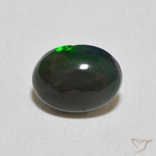 0.72ct Naturale Multicolore Opale, Ovale, Opaco