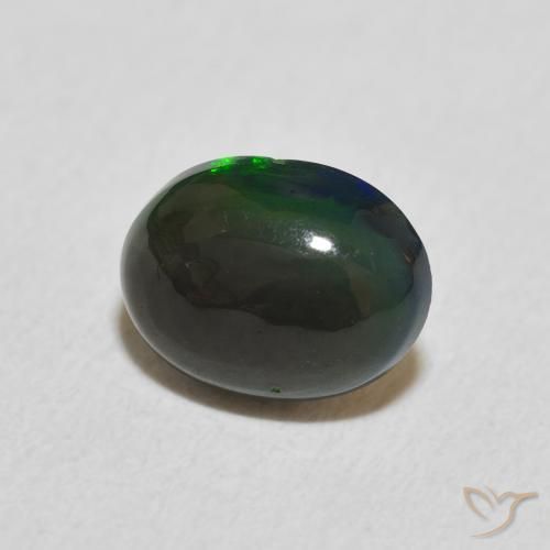 Opale Multicolore naturale da 0.72 ct, Ovale, Opaco
