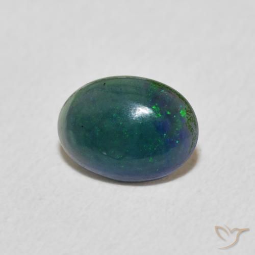 Opale Multicolore naturale da 0.27 ct, Ovale, Opaco