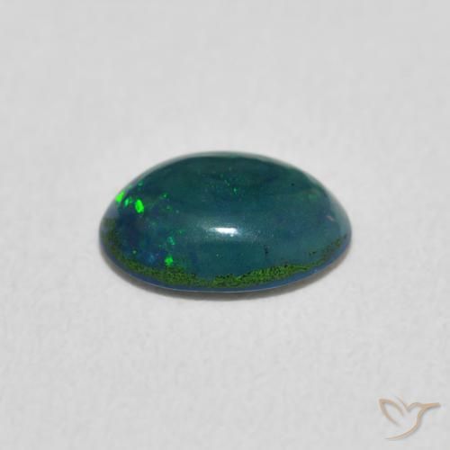 Opale Multicolore naturale da 0.27 ct, Ovale, Opaco