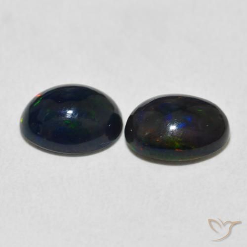 Gemme di Opale Multicolore naturale da 2.37 ct, Ovale, Opaco