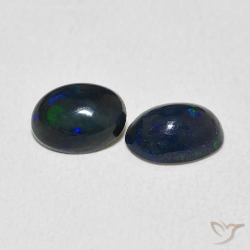 Gemme di Opale Multicolore naturale da 0.87 ct, Ovale, Opaco