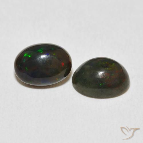 Gemme di Opale Multicolore naturale da 1.70 ct, Ovale, Opaco