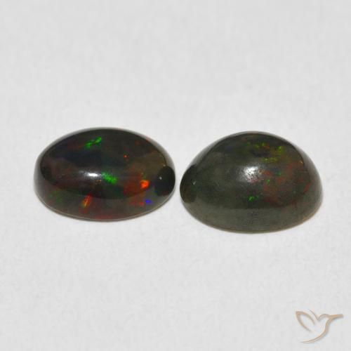 Gemme di Opale Multicolore naturale da 1.70 ct, Ovale, Opaco