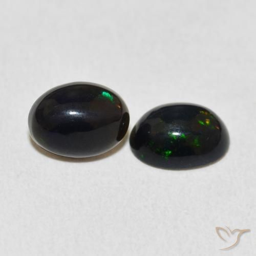 Gemme di Opale Multicolore naturale da 1.53 ct, Ovale, Opaco