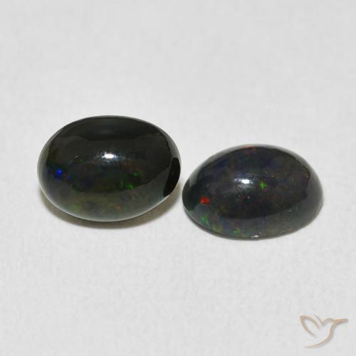 Gemme di Opale Multicolore naturale da 1.64 ct, Ovale, Opaco