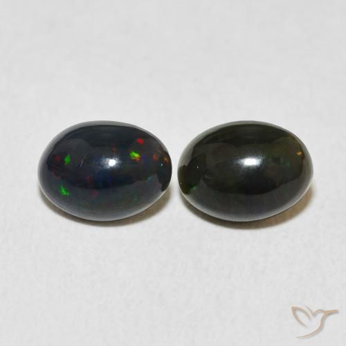 1.58ctw Naturale Multicolore Opale, Ovale, Opaco