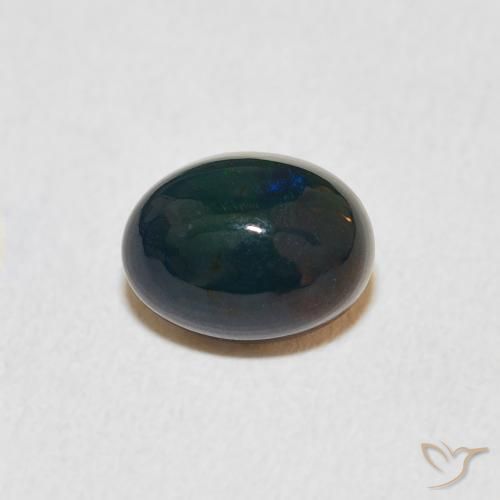 0.98ct Naturale Multicolore Opale, Ovale, Opaco