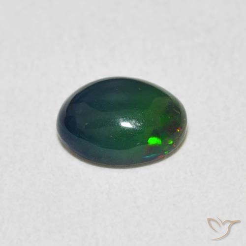 Opale Multicolore naturale da 0.82 ct, Ovale, Opaco