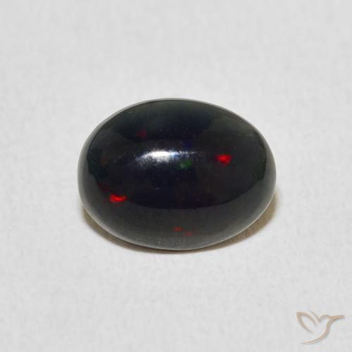 0.76ct Naturale Multicolore Opale, Ovale, Opaco