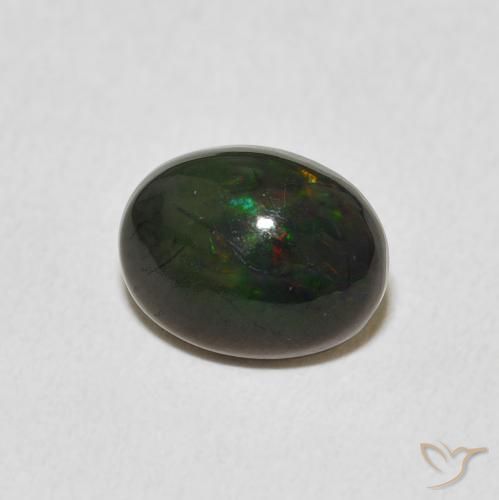 Opale Multicolore naturale da 1.21 ct, Ovale, Opaco