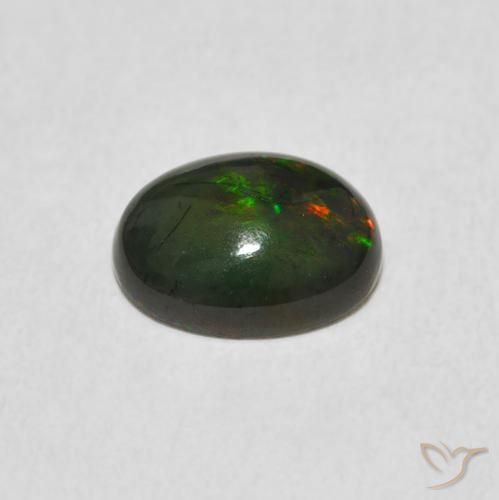 Opale Multicolore naturale da 1.21 ct, Ovale, Opaco