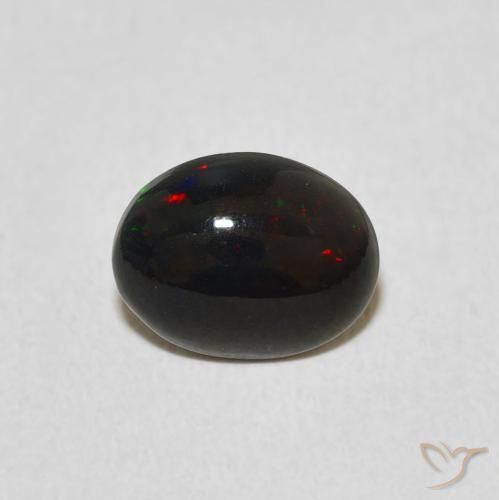 0.78ct Naturale Multicolore Opale, Ovale, Opaco