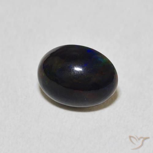 Opale Multicolore naturale da 1.09 ct, Ovale, Opaco