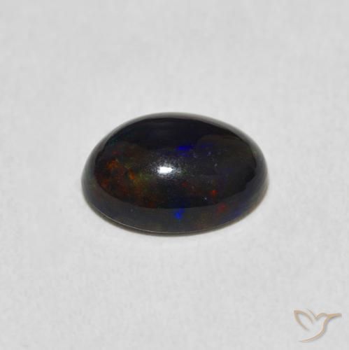 Opale Multicolore naturale da 1.09 ct, Ovale, Opaco