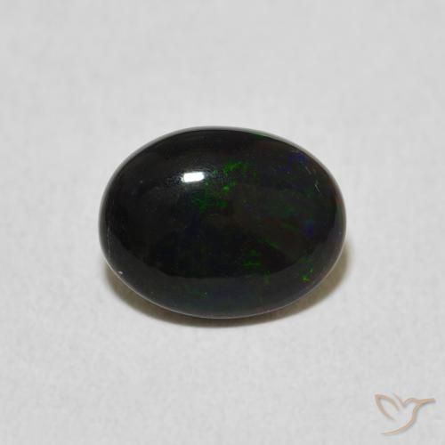 0.86ct Naturale Multicolore Opale, Ovale, Opaco