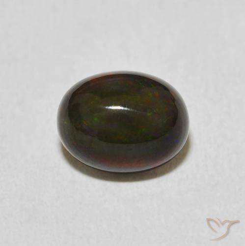 1.42ct Naturale Multicolore Opale, Ovale, Opaco, Photo A