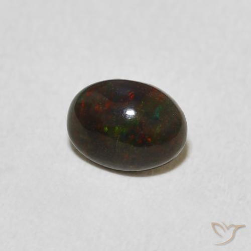 Opale Multicolore naturale da 0.46 ct, Ovale, Opaco
