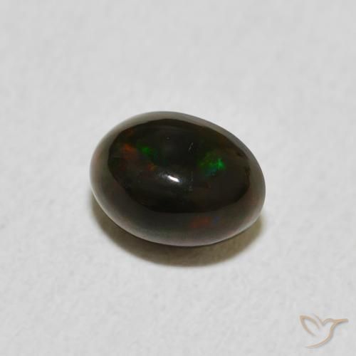 Opale Multicolore naturale da 0.67 ct, Ovale, Opaco