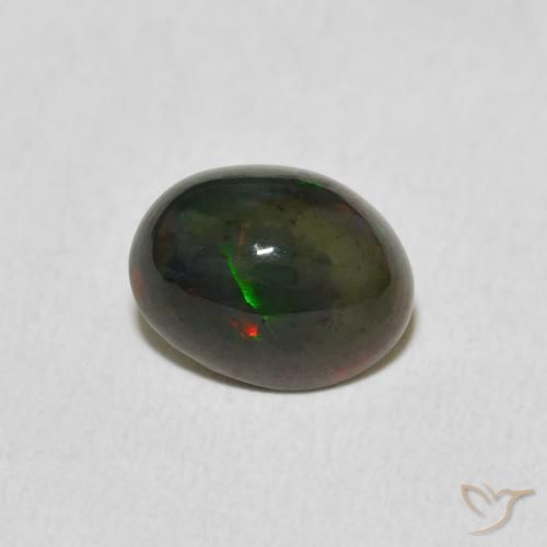 Opale Multicolore naturale da 1.24 ct, Ovale, Opaco
