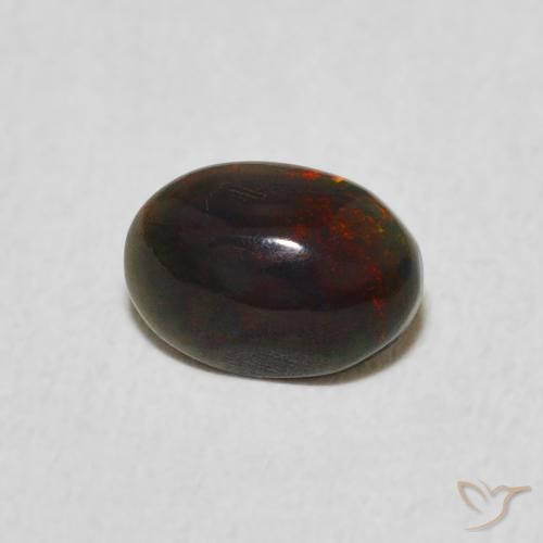 Opale Multicolore naturale da 0.46 ct, Ovale, Opaco