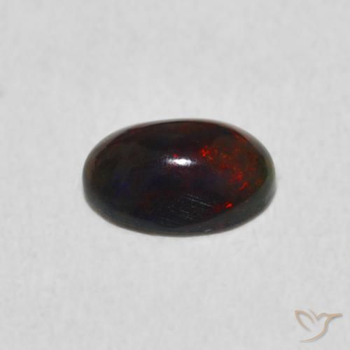 Opale Multicolore naturale da 0.46 ct, Ovale, Opaco