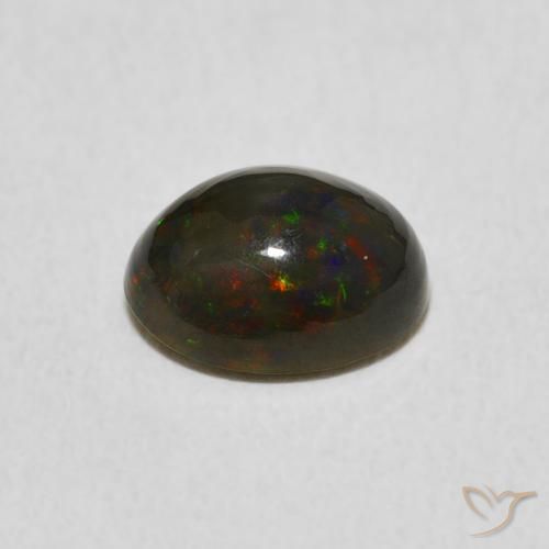 Opale Multicolore naturale da 0.95 ct, Ovale, Opaco