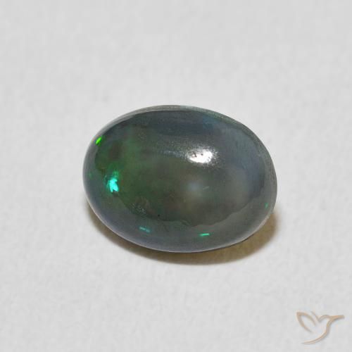 Opale Multicolore naturale da 0.89 ct, Ovale, Opaco