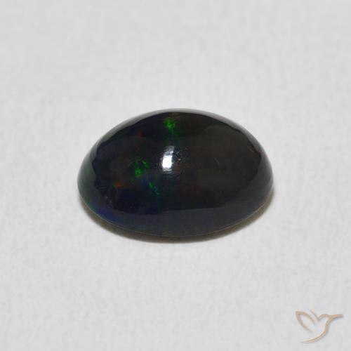 Opale Multicolore naturale da 0.91 ct, Ovale, Opaco