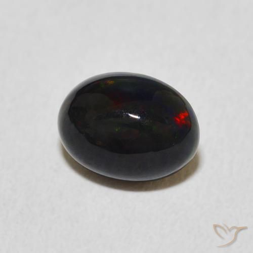 Opale Multicolore naturale da 0.89 ct, Ovale, Opaco