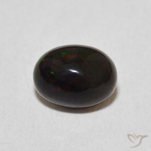 0.84ct Naturale Multicolore Opale, Ovale, Opaco