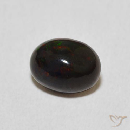 Opale Multicolore naturale da 0.84 ct, Ovale, Opaco