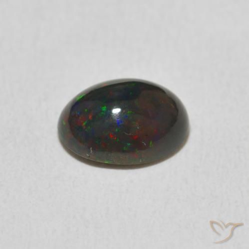 Opale Multicolore naturale da 1.17 ct, Ovale, Opaco