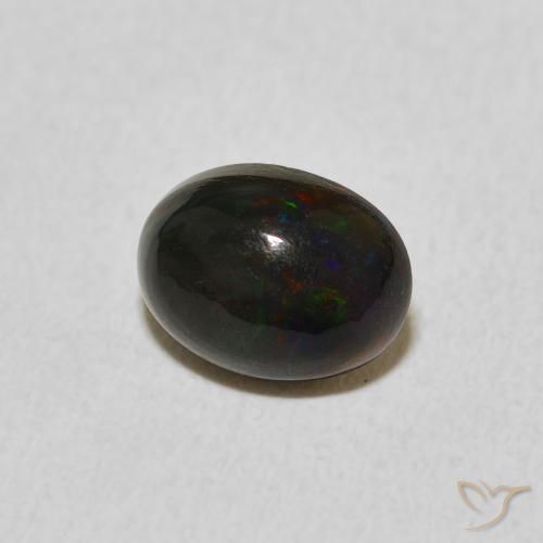 Opale Multicolore naturale da 1.03 ct, Ovale, Opaco