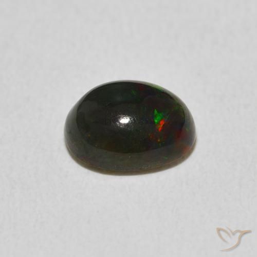 Opale Multicolore naturale da 1.03 ct, Ovale, Opaco