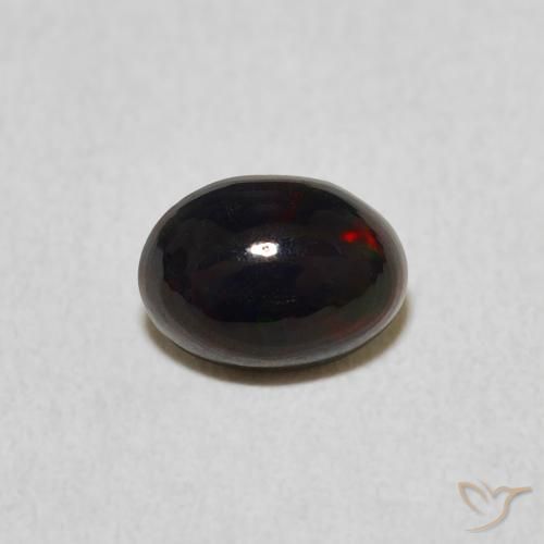 0.46ct Naturale Multicolore Opale, Ovale, Opaco