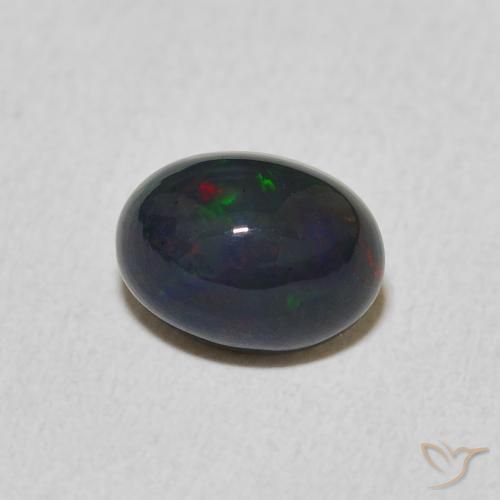 Opale Multicolore naturale da 0.99 ct, Ovale, Opaco