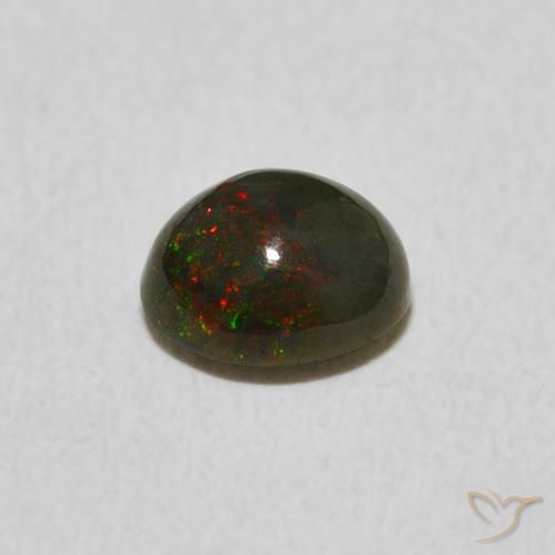 Opale Multicolore naturale da 0.68 ct, Ovale, Opaco