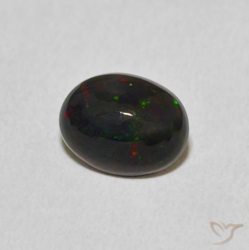 Opale Multicolore naturale da 0.95 ct, Ovale, Opaco