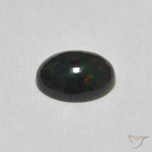 Opale Multicolore naturale da 0.95 ct, Ovale, Opaco
