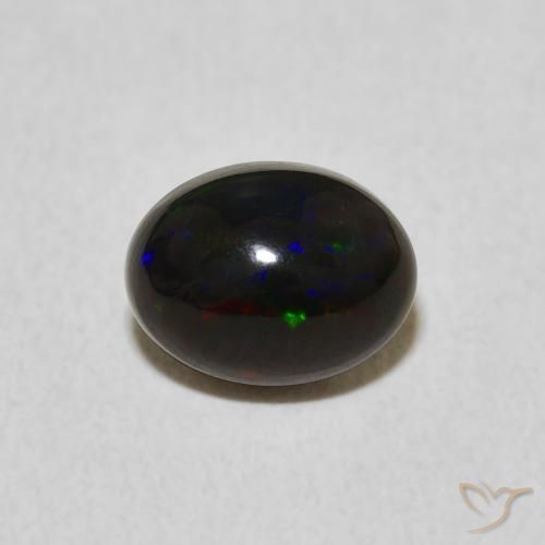 0.86ct Naturale Multicolore Opale, Ovale, Opaco